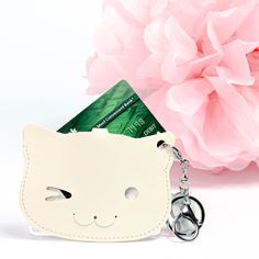 Cute Cat Card Holder for your ID. Comes in 4 fun colors to choose from. 4.25" X 3". Made of PU leather. Has keychain attachment and hook, Nutcracker Gifts Ballet, Ballet Gift, Nutcracker Ballet, Cat Cards, Coach Dinky Crossbody, Cute Cat, Pink Color, Pu Leather, Card Holder