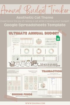 the annual budget trackerr for google spreadsheets