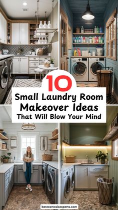 the top 10 small laundry room makeover ideas that will blow your mind out in no time