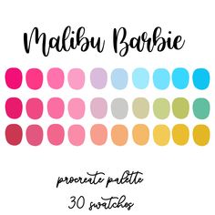 an image of colorful dots with the words mabbu borbie in black and white