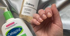 TikTok's Nail Exfoliation Hack Saved My Flaky Nails Flaky Nails, Softer Hands, The Ordinary Glycolic Acid, Glycolic Acid Toner, Hand Salve, Cuticle Cream, Flaky Scalp, Weak Nails, Exfoliating Toner