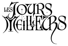 the logo for les jours helles, which has been designed by french graphic artist philippe