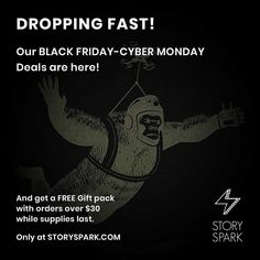 ⚡️ Our Black Friday sale is live with discounts on select tech-inspired graphic tees and art! Deals end at 11:59 PM PST on Cyber Monday, Dec 2, 2024. 🚨Bonus Alert: Spend $30+ and score a FREE Mystery Pack, that includes a randomly selected 5”x7” mini art print and 3 vinyl stickers ($25 value). Act fast—supplies are limited! 📦 Free Standard US Shipping with code: BLACKFRIYAY24 Only on StorySpark.com. Link in profile @storyspark Here’s to an awesome holiday season! ⚡️🎁 ⚡️⚡️⚡️ #storyspa... 11 59, Friday Sale, Black Friday Sale, Vinyl Stickers, Black Friday, Holiday Season, Vinyl Sticker