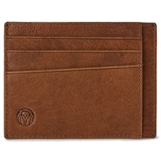 * Danish design
 * Keeps your cards safe with RFID-blocking technology
 * Genuine leather construction
 * Lucleon gift box included Casual Brown Trifold Wallet With Interior Card Slots, Casual Leather Card Holder With Card Slots, Brown Rfid Blocking Card Holder For Business, Casual Leather Card Holder With Slots, Brown Business Card Holder With Id Window, Casual Brown Bifold Card Holder, Casual Brown Leather Card Holder, Casual Brown Card Holder With Coin Pocket, Brown Business Trifold Wallet With Card Slots