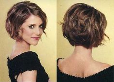 20 Nice Short Bob Hairstyles | Short Hairstyles 2014 | Most ... Short Stacked Bob Hairstyles, Stacked Bob Hairstyles, Bob Haircut Curly, Thick Wavy Hair, Stacked Bob Haircut, Chin Length Hair, Haircuts For Wavy Hair, Penteado Cabelo Curto, Short Hairstyle