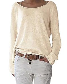 HOT SELLING! Free Shipping Order Over $80 BUY 3 USE 8% OFF CODE: 8OFF Item:H1055 Description: Neckline:Crew Neck Theme:Spring/Fall Thickness:Lightweight Elasticity:Slightly stretchy Occasion:Daily Pattern Type:Solid Material:Cotton Sleeve Type:Long Sleeve Style:Casual Due to the difference between different monitors, the picture may not reflect the actual color of the item. The product includes:Top*1 Shipping Receiving time = Processing time + Shipping time Return Policy Our Guarantee Return or Knitwear Outfit, Oversized Tunic, Loose Pullover, Long Sleeve Tops Casual, Estilo Chic, Basic Long Sleeve, Long Sleeve Knit Tops, Knitted Tshirt, Sleeves (women)