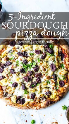 Sourdough Pizza Dough. Sourdough Pizza Dough Recipe, Pizza Dough Recipes, Overnight Sourdough, Sourdough Pizza Dough, Vegetarian Pizza Recipe, Slow Cooker Pasta Recipes, Sourdough Bread Starter, Bread Starter, Recipe Step By Step