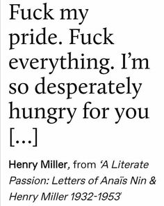 an advertisement for henry miller's new book, which is written in black and white