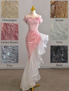 Mermaid / Trumpet Prom Dresses Party Dress Evening Party Floor Length Sleeveless Off Shoulder Tulle with Pearls Sequin Character Dynamics, Party Floor, Trumpet Prom Dress, Off Shoulder Tulle, डिजाइनर कपड़े, Mother Wedding Dress, Looks Party, Prom Dress Inspiration, Pretty Prom Dresses