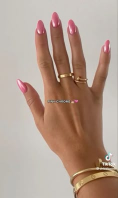 Summer Nail Ideas Chrome, Nails Summer Basic, Basic Pretty Nails, Basic Nails For School, Basic Summer Nails, Ongles Gel Rose, Vacation Nails Square, Swift Nails, Paznokcie Hello Kitty