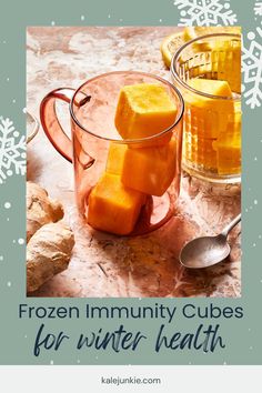 Stay healthy this winter with Frozen Immunity Cubes! This viral recipe is packed with immune-boosting ingredients to help you feel your best all season long. Simply blend your ingredients, pour into ice cube trays, freeze overnight, and you’ve got easy-to-use wellness boosters. Perfect for adding to tea, water, or smoothies, these cubes make staying healthy simple and fun. It’s an easy way to stay healthy and reduce those seasonal colds. Give this recipe a try; your body will appreciate it.