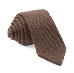 Loved by GQ Magazine, we've become the go-to destination for cool men's accessories at awesome prices. Shop our selection of premium ties, tie bars, pocket squares, socks, belts, collar bars, collar stays, cufflinks, scarves, lapel pins, shoelaces and suspenders. | Tie Bar: Wool Pointed Tip Knit Brown Tie - Skinny Wool Herringbone Shirt, Grey Suit Men, Mens Neckwear, Burgundy Tie, Traditional Jacket, Collar Bar, Brown Tie, Tie Men's, Knit Tie