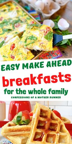 make ahead breakfasts Easy Make Ahead Breakfast Ideas, Make Ahead Breakfasts, Make Ahead Breakfast Ideas, Easy Make Ahead Breakfast, Healthy Make Ahead Breakfast, Runners Food, Back To School Breakfast, School Breakfast