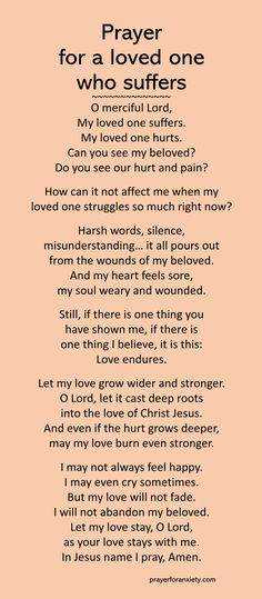 Is someone you love suffering right now? Has it made your relationship tense? Read the post. Pastor Appreciation Quotes, Catholic Prayers Daily, Care Giver, Prayer For My Children, Nigerian Recipes, Prayers For Strength, Harsh Words, Good Night Prayer, Prayer List