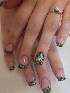 Camo Wedding, Fake Nail