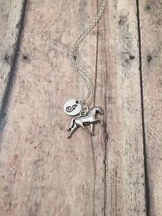 Tennessee Walking Horse initial necklace  Tennessee walker Personalized Silver Horseshoe Jewelry, Tennessee Walker, Tennessee Walking Horse, Jewelry Western, Walking Horse, Tyler Tx, Horse Necklace, Horse Jewelry, Horse Gifts