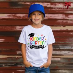 Kindergarten Graduation Shirt, Kinder Graduate 2024 T-shirt, Graduation Gift for Kindergarten, Class of 2024 for Boy Girl,End of School Gift 👉How Do I Order👈 1️⃣ Please review all the information provided before placing an order 2️⃣ Select the shirt size using the drop down menu. 3️⃣ Select the color of the shirt using the following drop down menu. * * Different styles of shirts may have different shades of same color choice due to different manufacturer brands. * * For this reason, we recomme Graduation Gift For Kindergarten, Graduation Shirt, Kindergarten Class, Kindergarten Graduation, Graduation Shirts, Class Of 2024, End Of School, School Gift, School Gifts