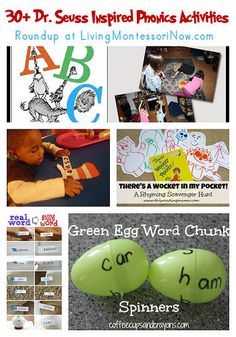 several different activities for children to do with their own hands and feet, including letters