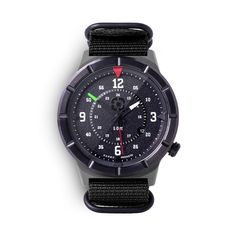 Dango is known for its rugged, tactical designs. It carries that ethos over to the Spec-Ops Watch. Built for field use, it has a stainless steel case with a durable Cerakote coating and a compass-inspired dial with lumed hands and numerals. It's powered by a dependable Miyota quartz movement, is water resistant down to 50 meters, and sits on a fittingly utilitarian nylon strap.