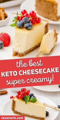 the best keto cheesecake super creamy