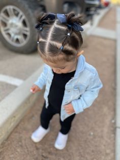 Baby Ponytail Hairstyles, Short Hair Baby Girl Styles, Cute Hairstyles For Babies, Toddler Hairstyles Girl Short