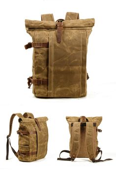 Multi-Function Anti-Theft Backpack Laptop Main Material: Canvas - Gender: UnisexBackpacks Type: Internal Frame - Capacity: 20-35 LitreInterior: Interior Slot Pocket - Interior: Cell Phone PocketInterior: Interior Zipper Pocket - Interior: Computer InterlayerHandle/Strap Type: Soft Handle - Closure Type: HaspRain Cover: No - Exterior: Silt PocketCarrying System: CR - Lining Material: PolyesterStyle: Casual - Pattern Type: Solid Waxed Canvas Backpack, Ship Craft, Backpack Laptop, Anti Theft Backpack, Outdoor Backpacks, Canvas Backpack, Waxed Canvas, Stitching Leather, Hiking Backpack