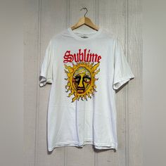 New Sublime Graphic T-Shirt Size Xl Brand New, With Tag New Favorite Sublime Pullover T-Shirt Pullover Style Iconic Sun Logo At The Front Crew Neckline Short Sleeves 100 % Cotton Approx Measurements Armpit To Armpit - 23.5” Length - 29.5” Offers Welcome Bundle To Save Have A Great Day!! Relaxed Fit Yellow T-shirt With Front Print, Summer Relaxed Fit Shirt With Logo Print, Green Logo Print Shirt For Summer, Yellow T-shirt With Logo Print In Relaxed Fit, Yellow Sublimation Print Top For Summer, Green Logo Print Summer Shirt, Yellow Relaxed Fit T-shirt With Logo Print, Yellow Summer Top With Sublimation Print, Relaxed Fit Yellow T-shirt With Logo Print