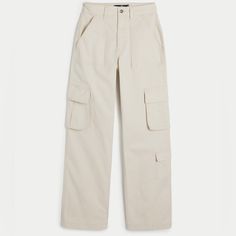 Hollister Vintage Baggy Pants | Size Medium | Tan Lightweight Pants | Cargo Style Pockets | New With Tags | No Flaws Never Worn Cream Cargo Pants, Beige Cargo Pants, Baggy Cargo Pants, Cargo Pants Outfit, Hollister Pants, Women's Bottoms, Black Cargo Pants, Lightweight Pants, Comfy Pants