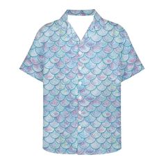 PRICES MAY VARY. Fashion: Soft, comfortable cute Colorful Unique Pineapple Tropical Leaves Mermaid Fish Scale Novelty Printing short sleeve fashion casual Hawaiian sunmer beach shirt button down top plus size t shirt for men. Lots size for you to choose: XXS, XS, S, M, L, XL, 2XL, 3XL, 4XL, 5XL. Fabric: 100% Polyester High quality comfy material will give you a comfortable felling in this Summer, Spring, Fall, Autumn. STYLISH AND CLASSIC: Our unique and exclusive prints are interpreted into a tr Poppy Color, Tropical Shirts, Plus Size T Shirt, Fish Scales, Mens Hawaiian Shirts, Novelty Print, Beach Shirts, Plus Size T Shirts, Blouse Styles