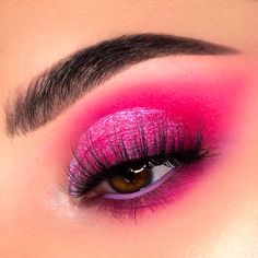 Kristina Webb, Eyeshadow Colors, Bright Eyeshadow, Rainbow Road, Pink Eye Makeup, Barbie Makeup, Valentines Makeup