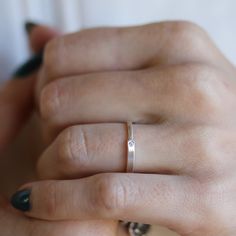 The Narrow Ring is a sweet and delicate ring with a tiny note of inspiration. Perfectly stackable with your other Christina Kober favorites, like the diamond dusted petite stacker. Each letter is individually stamped by hand, making each ring one of a kind. The message is centered in our signature teeny-tiny uppercase block font. This ring is a customer favorite. details+ ring face measures 5/8" wide x 2 mm tall+ add a brilliant diamond option+ available ring sizes : 4 - 10.5 (whole & half sizes Hand Stamped Ring, Block Fonts, Block Font, Hand Making, Detailed Ring, Stacked Jewelry, Ring Sizer, The Message, Ring Sizes