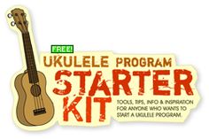 the ukulele program starter kit is now available for pre - school children and adults