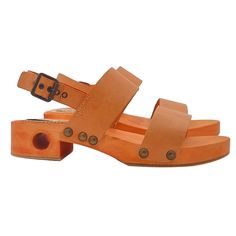 Gioie Italiane flat sandals are certainly among the most versatile and chic sandals you can wear this summer: simple and comfortable, they are the ideal footwear for those who are always on the run, looking for practicality and wanting to give freshness to every look. Clogs with wooden base Orange leather bands Adjustable ankle strap Non-slip sole Heel height 3.5 cm + 1.5 cm plateau Made entirely by specialized Italian personnel Handcrafted products using the best materials. BEFORE PURCHASING DO Summer Slingback Mules With Heel Strap, Summer Open Toe Heels With Rubber Sole, Open Toe Heels With Rubber Sole For Summer, Casual Slingback Sandals With Heel Loop, Casual Double Strap Spring Mules, Summer Slingback Mules With Buckle Closure, Casual Summer Slingback Mules, Summer Leather Sole Open Toe Slingback Sandals, Casual Slingback Sandals With Block Heel And Removable Insole