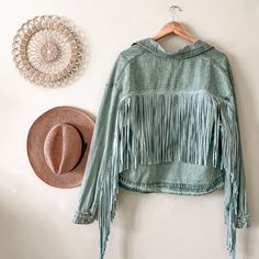 Le Lis Fringe Denim Jacket Spring Festival Denim Jacket With Fringe, Bohemian Outerwear With Frayed Hem For Spring, Festival Long Sleeve Outerwear With Frayed Hem, Fall Cotton Denim Jacket With Fringe, Denim Outerwear With Frayed Hem For Festival, Fringe Cotton Denim Jacket For Fall, Fall Fringe Cotton Denim Jacket, Festival Denim Fringe Outerwear, Spring Festival Outerwear With Frayed Hem