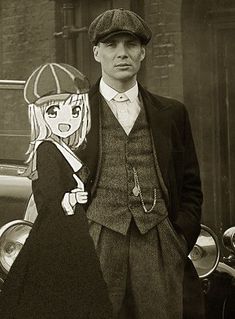 Thomas Shelby and Fujiwara Chika Anime Gangster, Real Anime, Anime Artwork, Anime Chibi