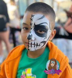 Day Of The Dead Boys Makeup, Face Painting For Boys, Dead Makeup, Skull Face, Color Psychology, Halloween Skull, Face Art