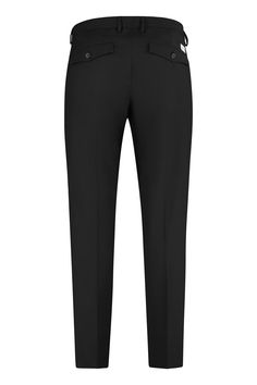 Two side pocketstwo back flap pockets2% elastane, 10% nylon, 43% wool, 45% cottonComposition: 2% % Elastane, 10% % Nylon, 43% % Wool, 45% % Cotton Elastane Dress Pants With Pockets And Straight Hem, Classic Fitted Pants With Side Pockets, Fitted Dress Pants With Side Pockets And Straight Hem, Fitted Work Pants With Side Pockets And Straight Hem, Fitted Work Pants With Side Pockets, Tailored Dress Pants With Side Pockets For Business Casual, Fitted Work Pants With Hip Pockets, Fitted Office Dress Pants With Side Pockets, Fitted Dress Pants With Side Pockets For Office