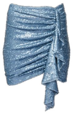 Elegant Light Blue Mini Skirt, Elegant Blue Sequin Bottoms, Elegant Blue Bottoms With Sequins, Elegant Blue Sequined Bottoms, Elegant Light Blue Bottoms For Party, Elegant Light Blue Party Bottoms, Glamorous Blue Party Skirt, Glamorous Blue Evening Skirt, Chic Blue Skirt For Date Night