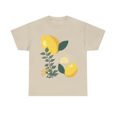 Cute graphic t-shirt with whimsical lemon print to brighten your everyday 100% cotton heavy weight shirt Design is high quality digital print Unisex sizing Regular fit shirt Yellow T-shirt With Lemon Print For Spring, Spring Cotton T-shirt With Lemon Print, Cotton T-shirt With Lemon Print For Spring, Cotton T-shirt With Lemon Print, Short Sleeve, Cotton Short Sleeve T-shirt With Lemon Print, Yellow Lemon Print T-shirt For Spring, Spring Yellow T-shirt With Lemon Print, Lemon Graphic, Italian Vibes