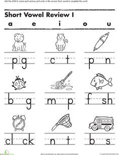 the short and long word worksheet for children to practice their english writing skills