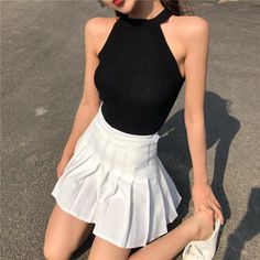 E Girl Outfits, Egirl Outfits, Cute Skirt Outfits, Plaid Fashion, Cute Skirts, Harajuku Fashion