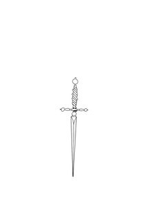 Small Dagger Tattoo Simple, Fine Line Dagger Tattoo, Small Dagger Tattoo, Simple Dagger Tattoo, Sjm Tattoo, Learn To Tattoo, Faith Tattoo, Tattoo Templates