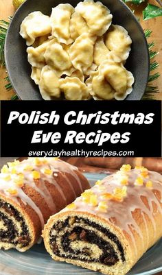 christmas eve recipes with text overlay