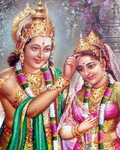 Lord Rama with Sita. Rama Lord, Sita Rama, Vishnu Ji, God Photos, Sita Ram, Lord Rama Images, 1st December