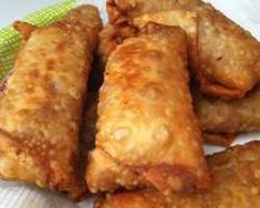 some fried food is on a plate and ready to be eaten