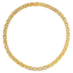 Luxury Cartier Necklaces For Evening, Luxury Cartier Yellow Gold Necklace, Luxury Timeless Cartier Necklace, Luxury Long Yellow Gold Necklace, Maker's Mark, Gold Jewelry Fashion, Brilliant Diamond, Link Necklace, Diamond Cut