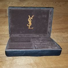 Please See Photos Vintage Condition Vintage Yves Saint Laurent Ysl Marked In Gold Lettering Not Bundable Ysl Jewelry, Vintage Yves Saint Laurent, Vintage Ysl, Gold Lettering, Photos Vintage, Box Color, Gold Letters, Jewelry Organization, Vintage Photos