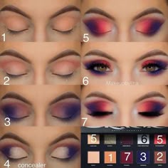 Tutorial Eyeshadow, Mekap Mata, Drag Make-up, Makeup Pictorial, Makeup Order, Beginners Eye Makeup, Makeup Tutorial Eyeshadow, Eye Makeup Pictures, Smink Inspiration