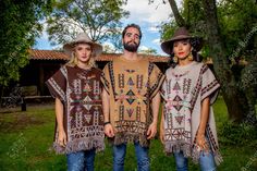 This gorgeous Unisex Mexican Artisanal Poncho is perfect for the cold months ahead! The multicolor Ethnic design adds that perfect pop of color and style to your wardrobe. This poncho is knit, closes with buttons on each sides and it comes in one size so anyone ranging from size Small to Extra Large will be able to wear it. Purchase the accessories modeled here: Round Filigree Earrings: https://www.etsy.com/es/listing/637147293/filigrana-redonda-filigrana-clasica?ref=listings_manager_grid Mexica Mexican Sweater, Poncho Mexican, Sweater Poncho, Traditional Mexican, Ethnic Design, Filigree Earrings, Poncho Sweater, Chicago Il, Ponchos