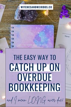 the easy way to catch up on overdue bookkeepering and giveaway